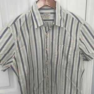 Short sleeve cotton J. Crew striped shirt